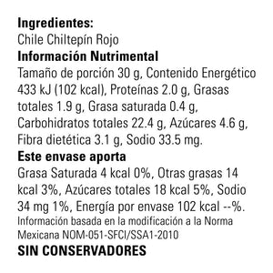 1/4kg Chile Chiltepín entero Fresh Harvest